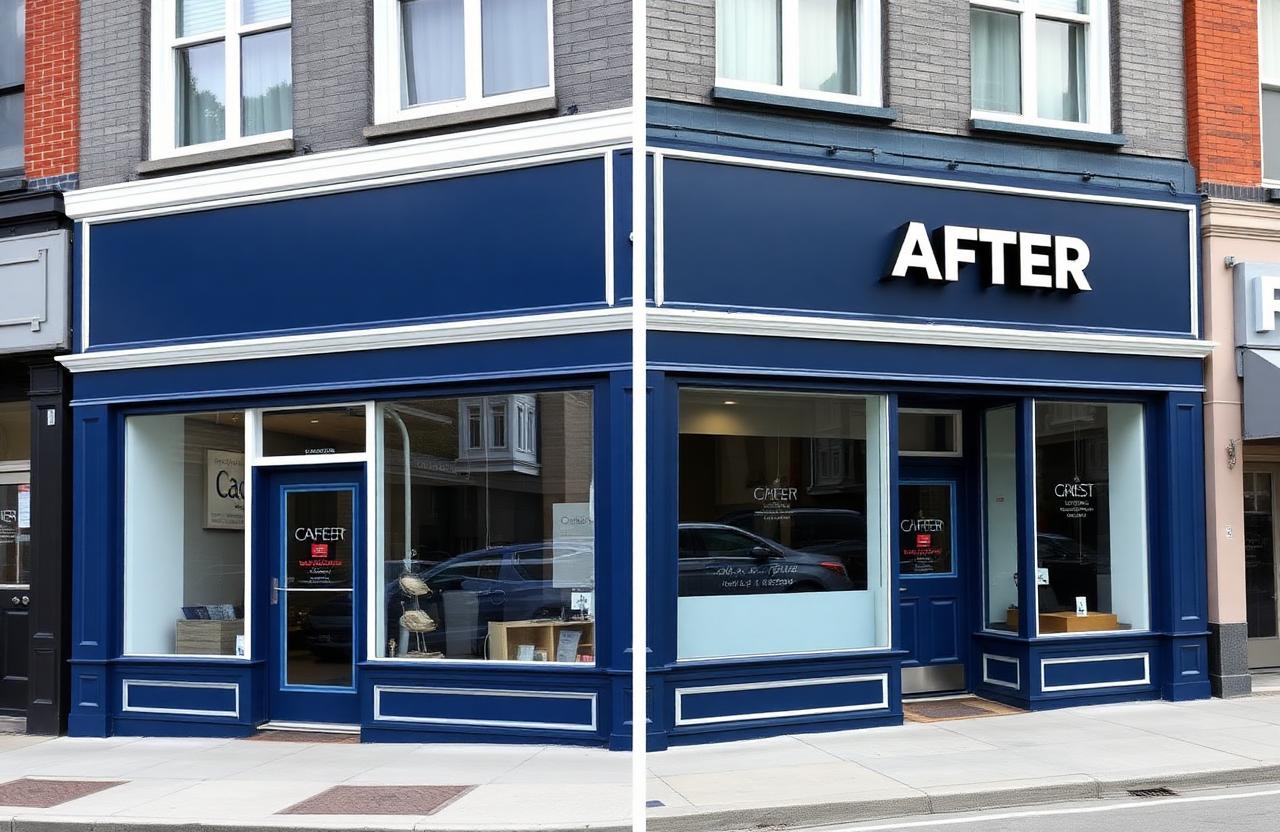Storefront facade refresh after